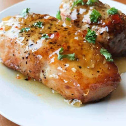 Honey Garlic Air Fryer Pork Chops