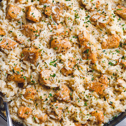 One-pan Creamy Parmesan Chicken And Rice