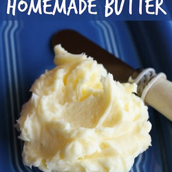 Homemade Butter In A Jar