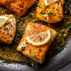 Tangy Lemon Butter Haddock