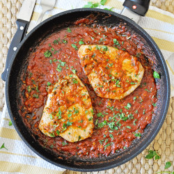 Spanish Tuna Steaks With Spicy Tomato Sauce