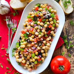 Classic Spanish Chickpea Salad