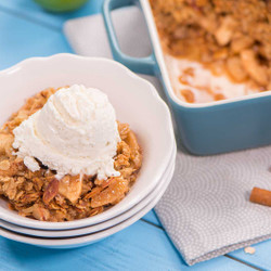 Nutty Oaty Apple Crisp