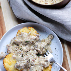 Keto Biscuits And Gravy
