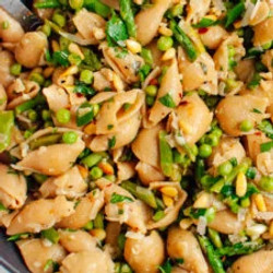 Spring Pea And Asparagus Pasta
