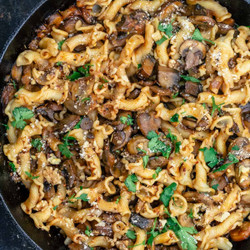 Garlic Mushroom Pasta Recipe