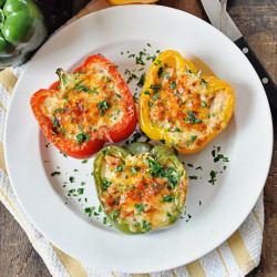 Stuffed Spanish Peppers With Tuna And Tomatoes