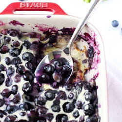 Blueberry Clafoutis (Julia Child’s Recipe)