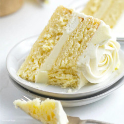 Lemon White Chocolate Cake