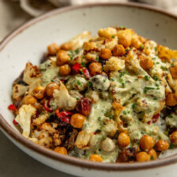 Roasted Cauliflower Date Salad