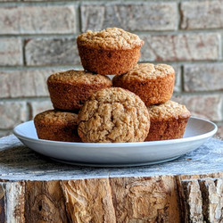 Vegan Chai Sourdough Muffins