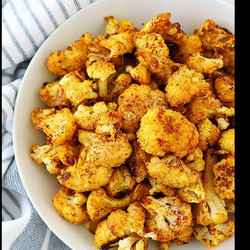 Maple Turmeric Cauliflower and Tofu