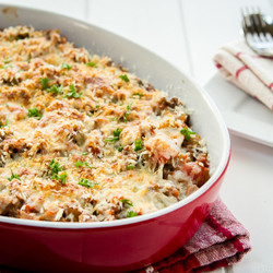 Meat Doria (rice Gratin)