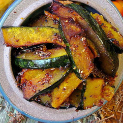 Sweet &amp; Spicy Roasted Kabocha Squash