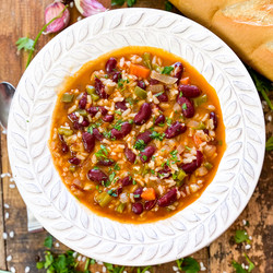 Spanish Kidney Bean &amp; Rice Stew