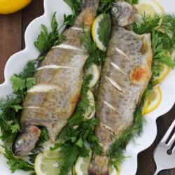 Roasted Whole Trout With Lemon And Herbs