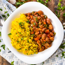 Spanish Pinto Beans &amp; Rice