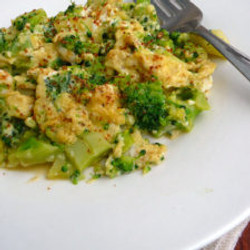 Perfect Broccoli Scrambled Eggs