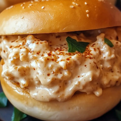 Chicken Alfredo Sloppy Joes