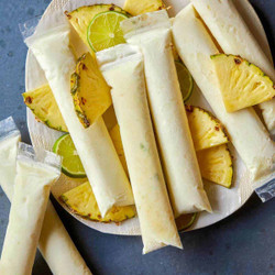 Piña Colada Italian Ice Pops