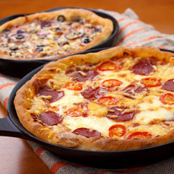 Cooked - Copycat Pizza Hut Original Pan Pizza Recipe | Cdkitchen.com