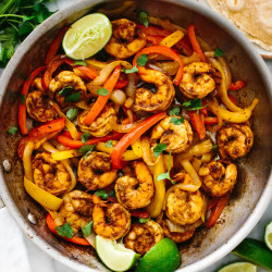 Shrimp Fajitas