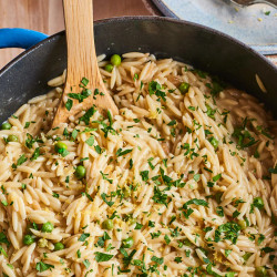 One-pot Orzo With Peas And Parmesan