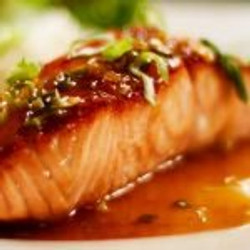 Pan Seared Glazed Salmon With Honey And Soy