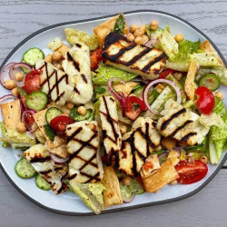 Grilled Halloumi Fattoush