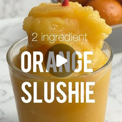 2 Ingredient Orange Slushie