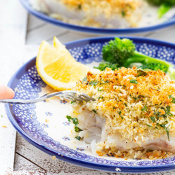 Parmesan Baked Cod With Panko