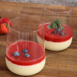 Strawberry Panna Cotta