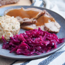 German Red Cabbage With Apples (rotkohl)