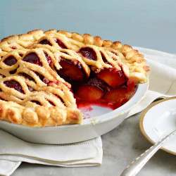 Spiced Plum Pie