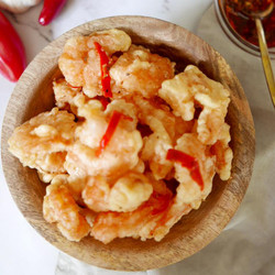 Easy Crispy Prawns With Garlic And Chilli