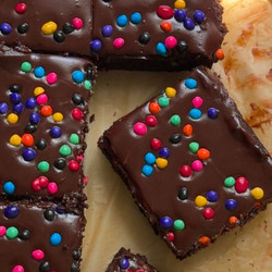 High Protein Cottage Cheese Cosmic Brownies Recipe