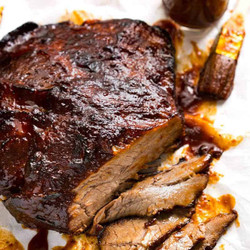 Beef Brisket With Bbq Sauce (Slow Cooker)