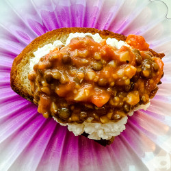 Stewed Tomatoes And Lentils