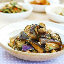 Gaji Namul (steamed Eggplant Side Dish)