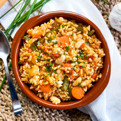 A Vegetable Rice SO GOOD It Can Be A Main Course | Spanish Vegetable Rice