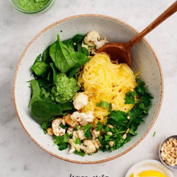 Lemon Pesto Spaghetti Squash - Love And Lemons