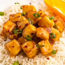 Easy Crispy Orange Tofu