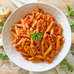 Spanish Tuna Pasta With Paprika &amp; Garlic