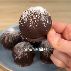 No-bake Brownie Bites