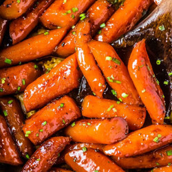 Spicy Honey Roasted Carrots Recipe