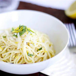 Our version of Lemon Spaghetti