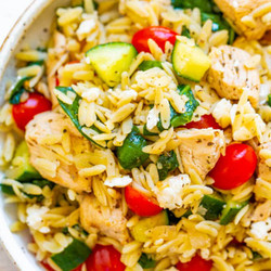 Greek Lemon Chicken And Orzo