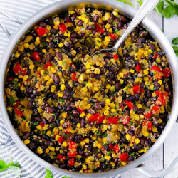 Spicy Quinoa And Black Beans