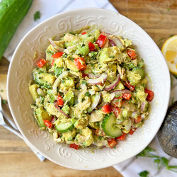 HEALTHY Tuna &amp; Avocado Salad