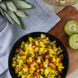 Fresh Pineapple Salsa | Salsa Recipes | Chef Zee Cooks